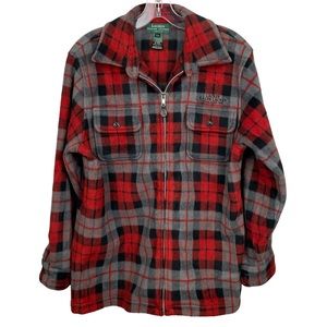Lauren Ralph Lauren Petite Plaid Fleece Like Zip-Up Jacket or Shacket
